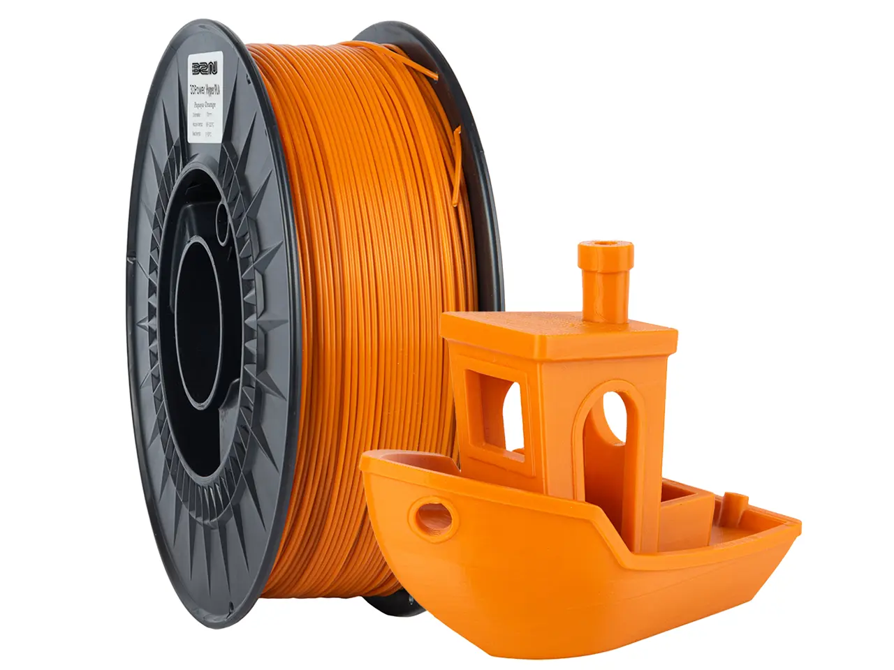 Филамент B2N Filament Hyper (High) Speed PLA 1.75mm папая оранжев 1kg